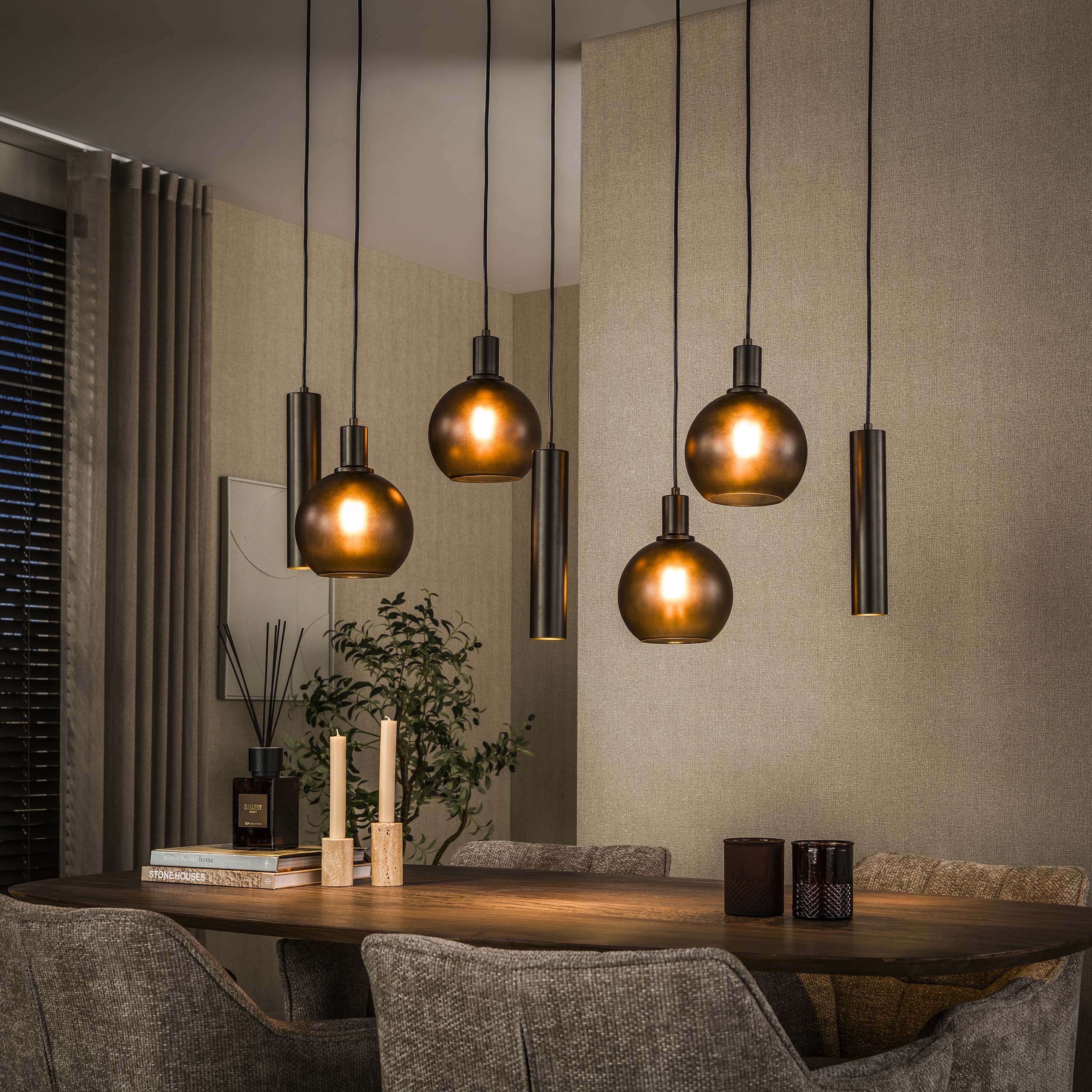 Hanglamp Sfera Tricolore 4+3L