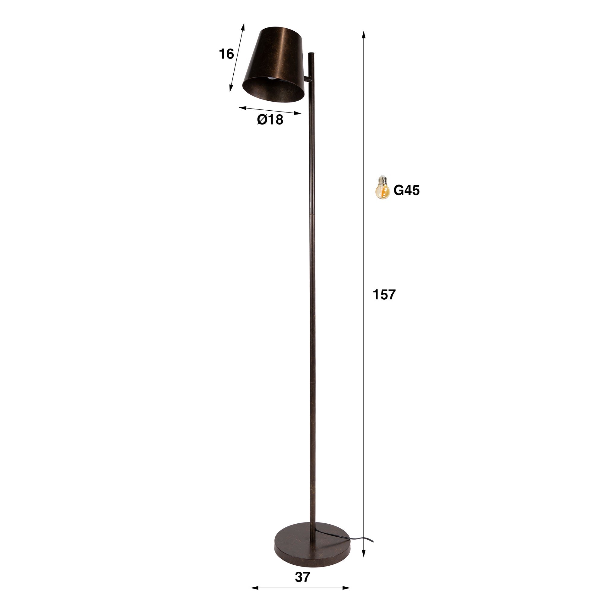 Vloerlamp Flex 1L