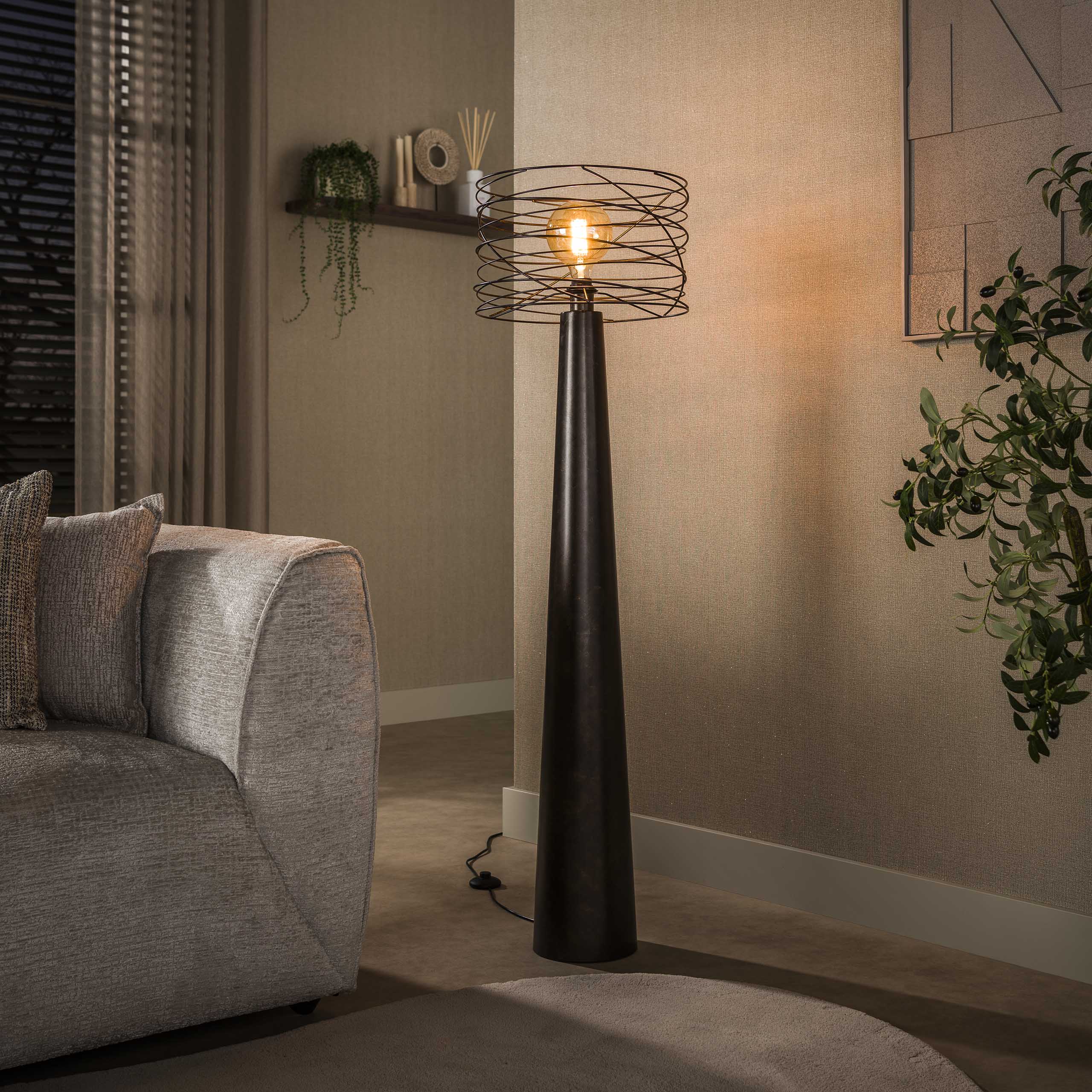 Vloerlamp Curl 1L