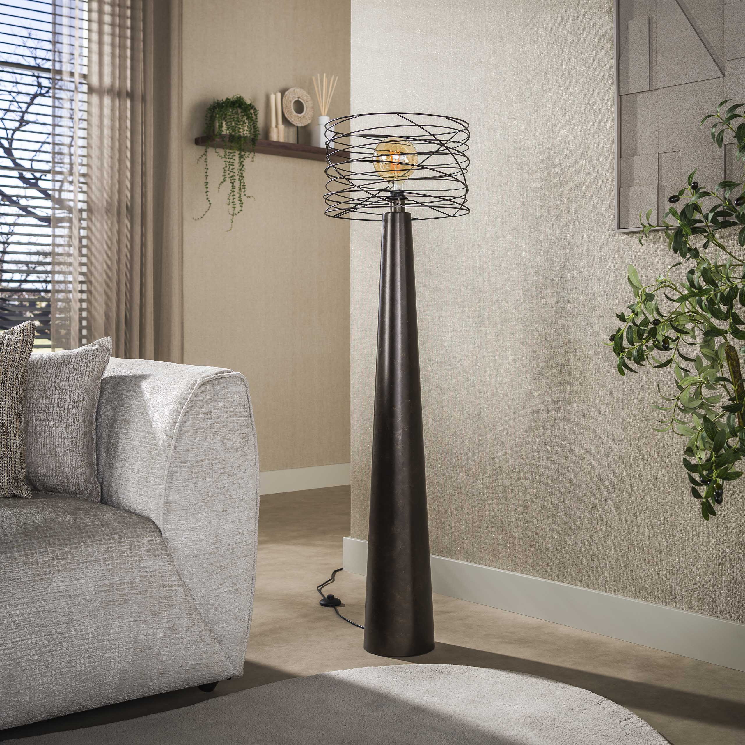 Vloerlamp Curl 1L