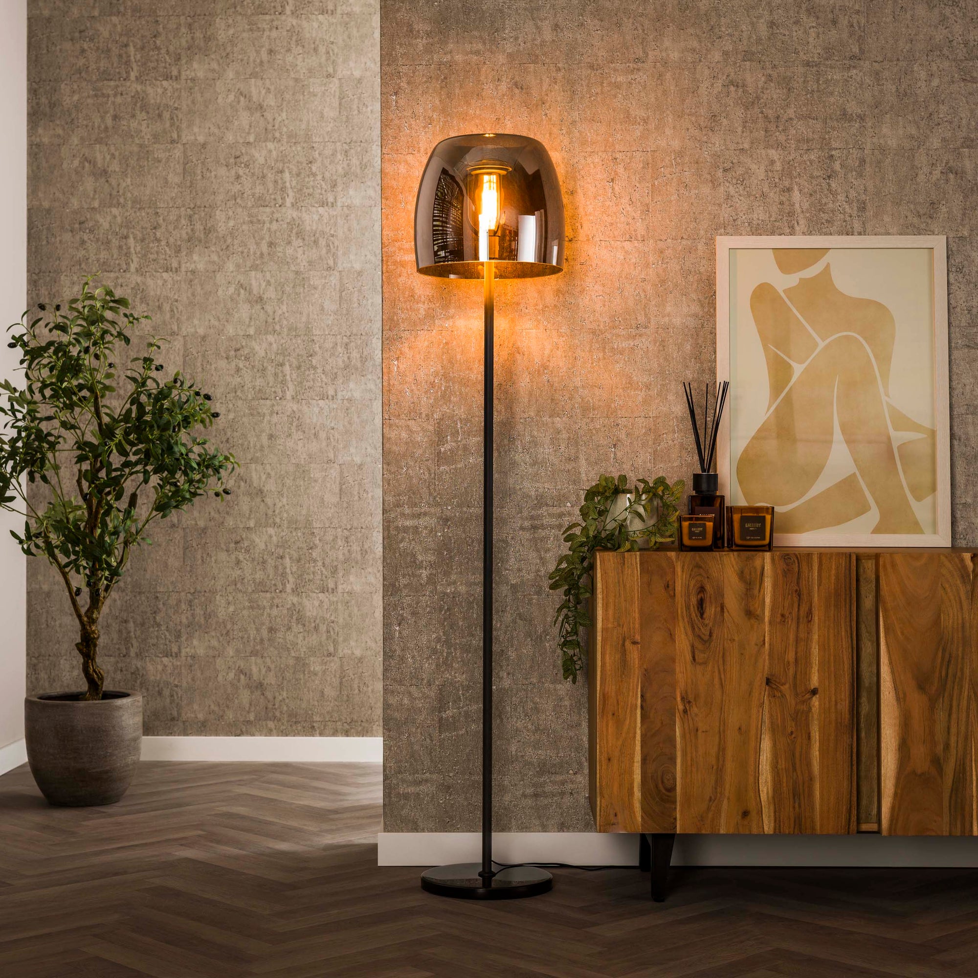 Vloerlamp Drift Glass 1L - foto 5