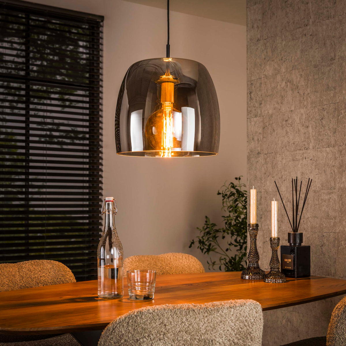 Hanglamp Drift Glass 1L
