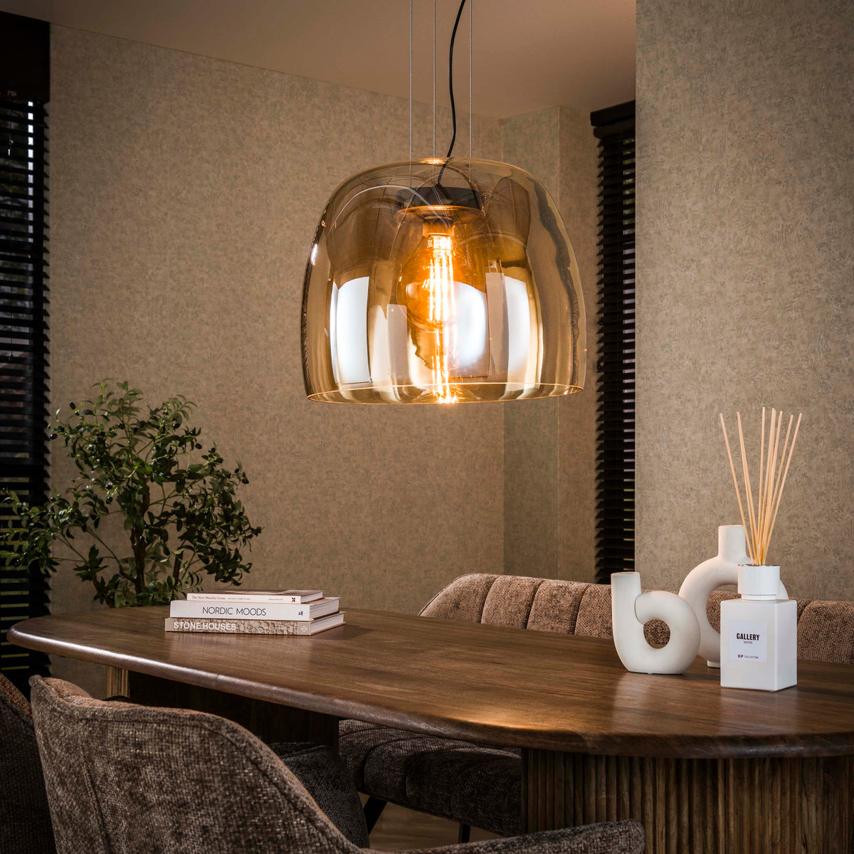 Hanglamp Drift Glass XL 1L