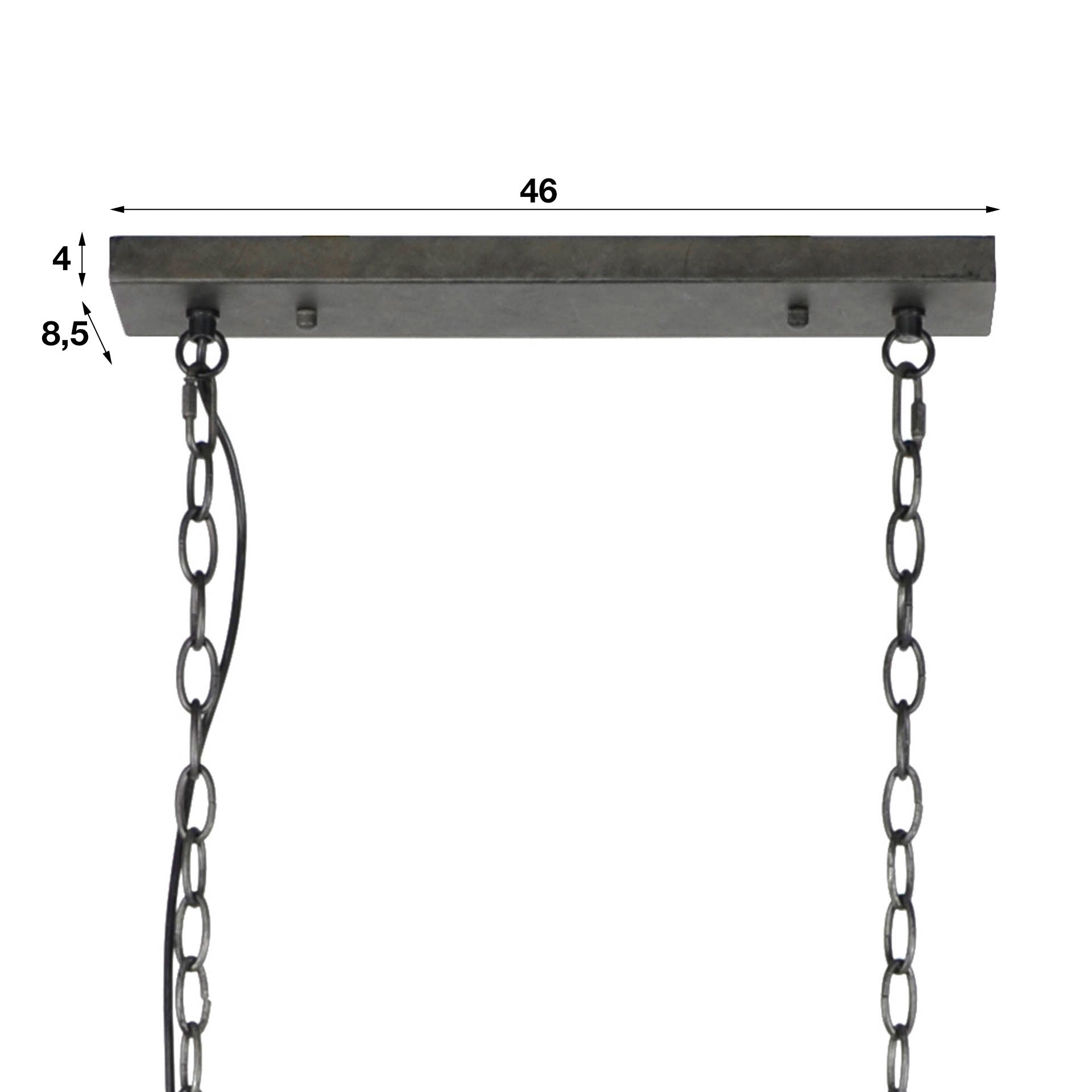 Hanglamp Cylinder Wire 2L