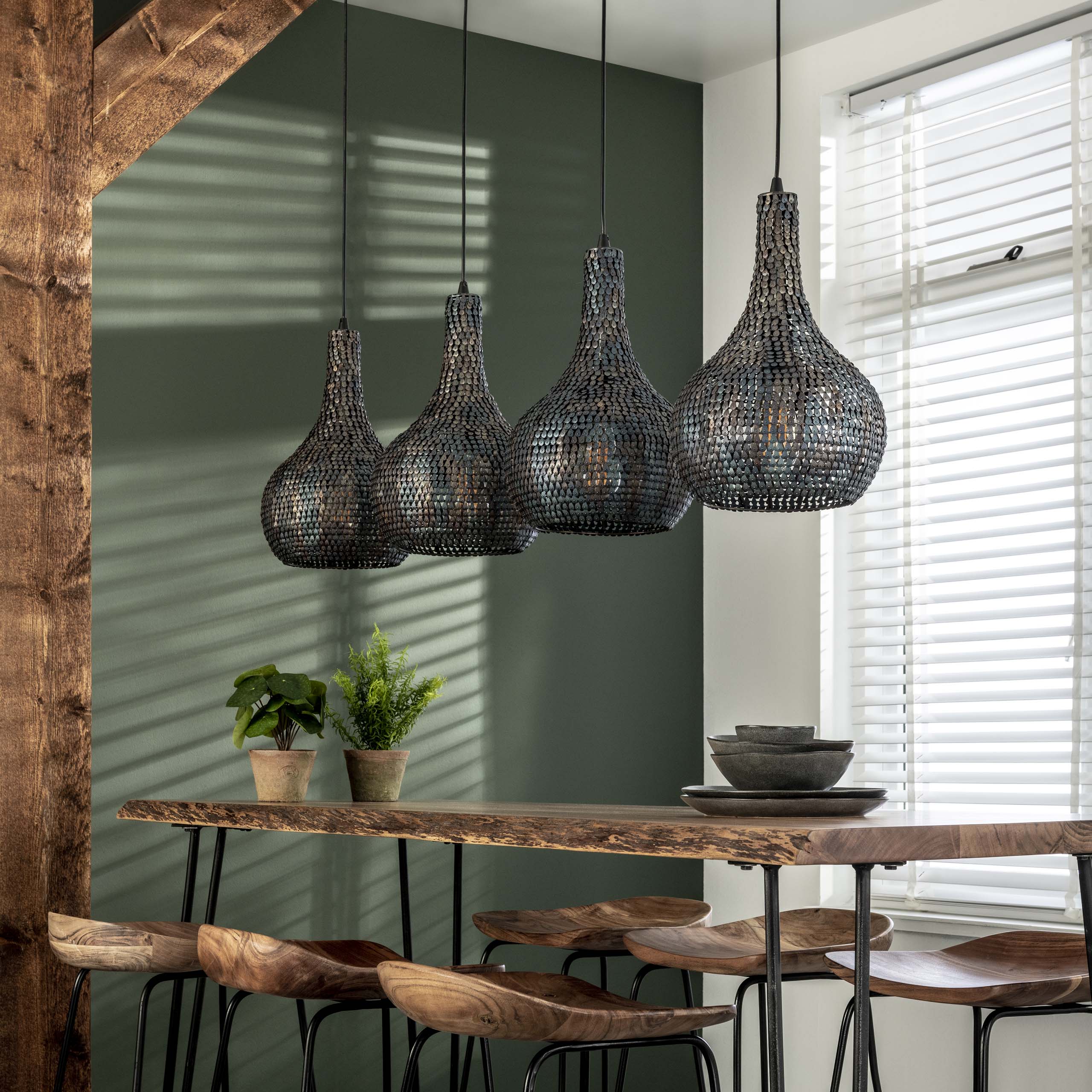Pendant Lamp Armor Cone 4L
