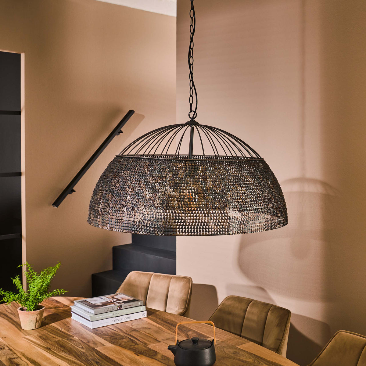Hanglamp Armor 1L Ø80