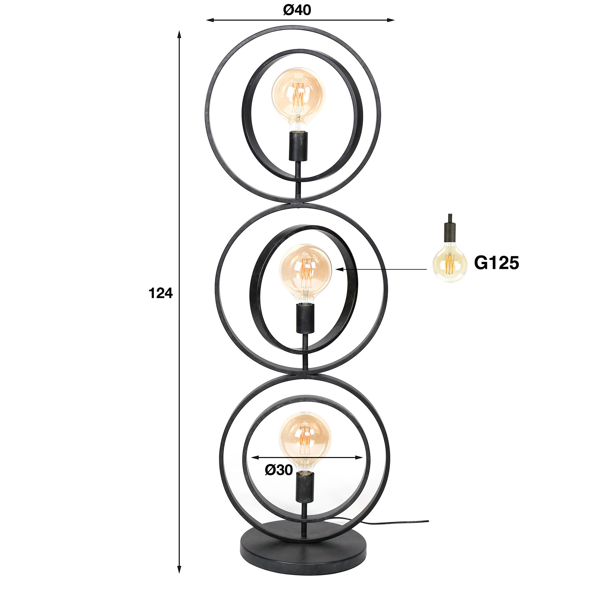 Vloerlamp Turn Around 3L