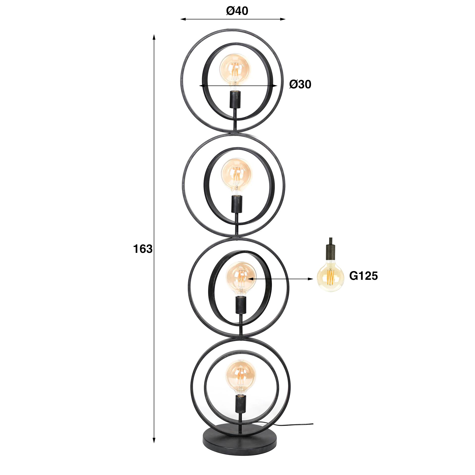 Vloerlamp Turn Around 4L