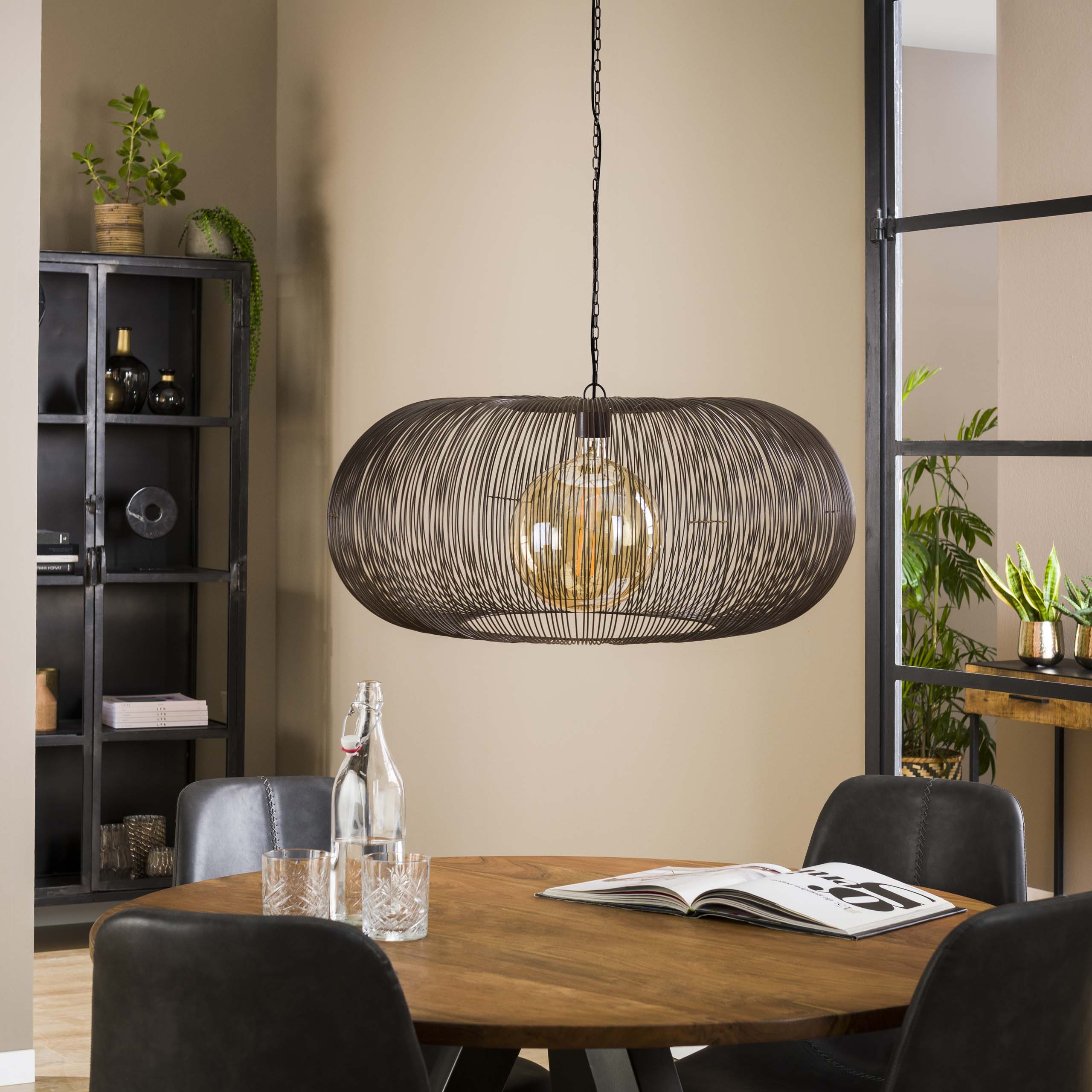 Hanglamp Copper Twist 1L Ø70