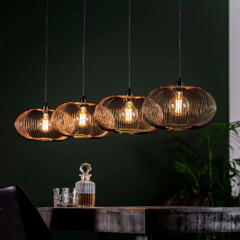 Hanglamp Copper Twist 4L