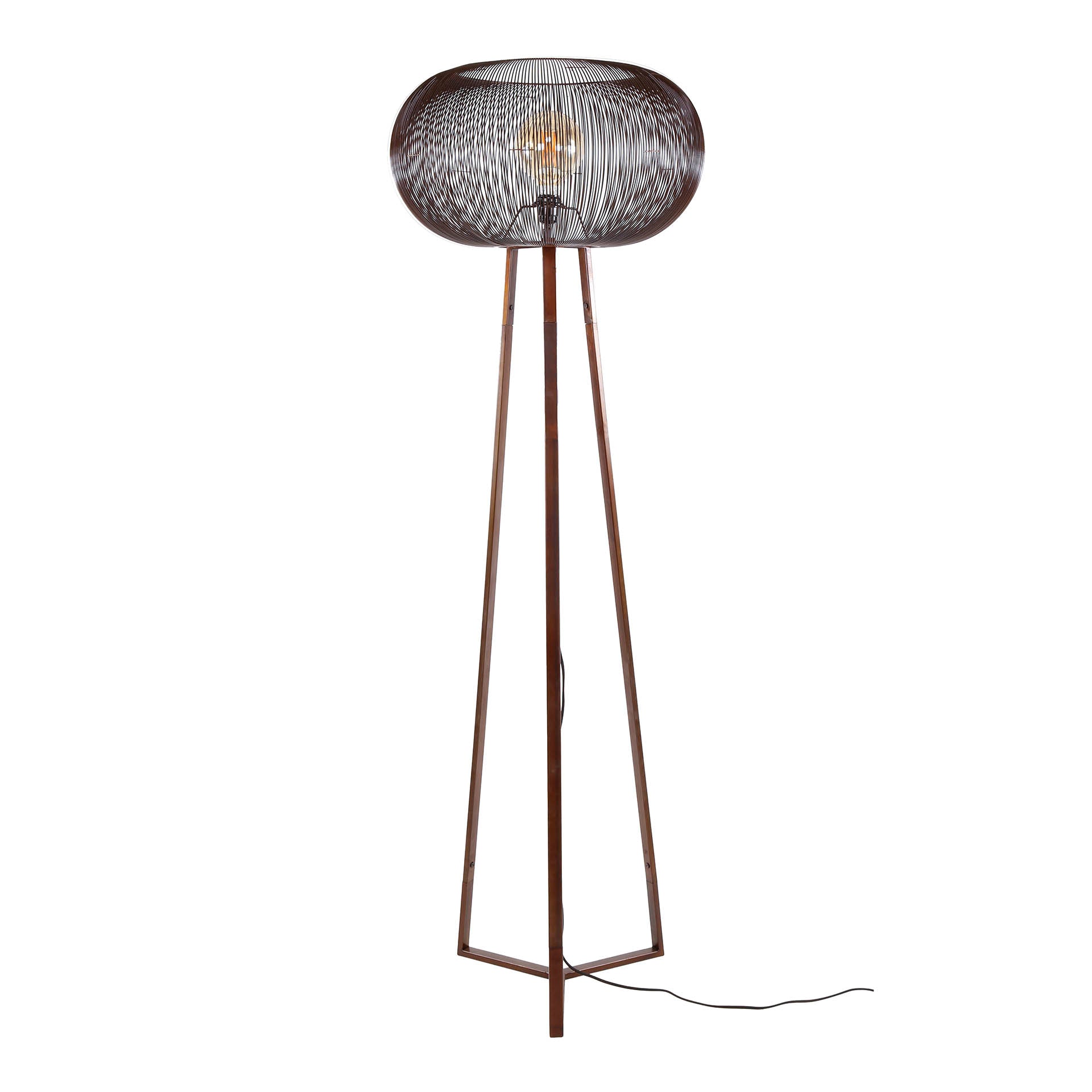 Vloerlamp Copper Twist 1L