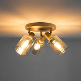 Plafondlamp Sepiora rond 3L
