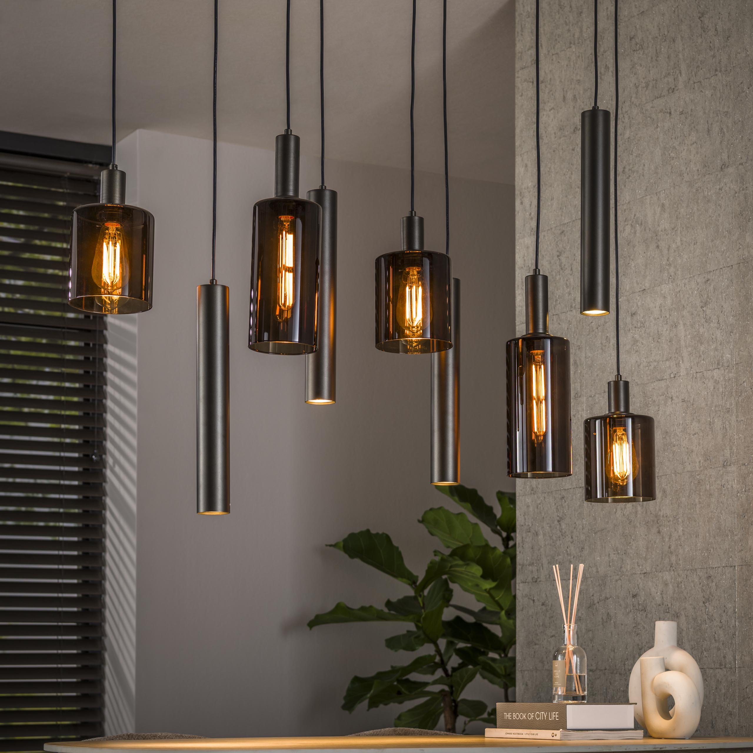 Pendant Lamp Sepiora 5+4L