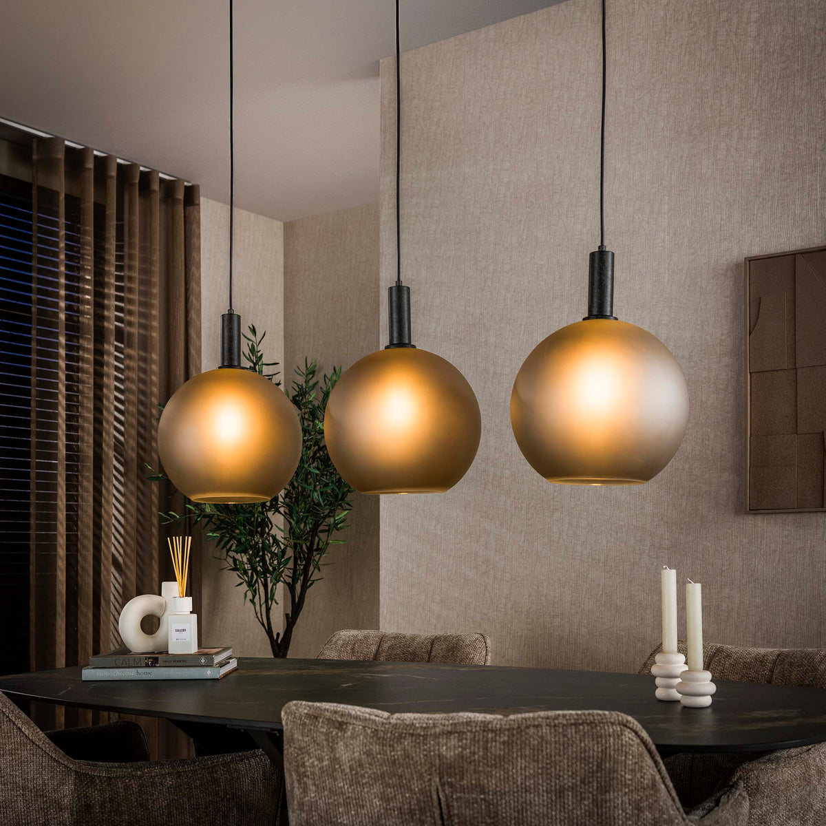 Hanglamp Bubble Frosted 3L - foto 5