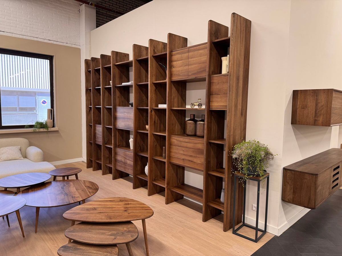 Walnoot houten boekenkast - foto 5