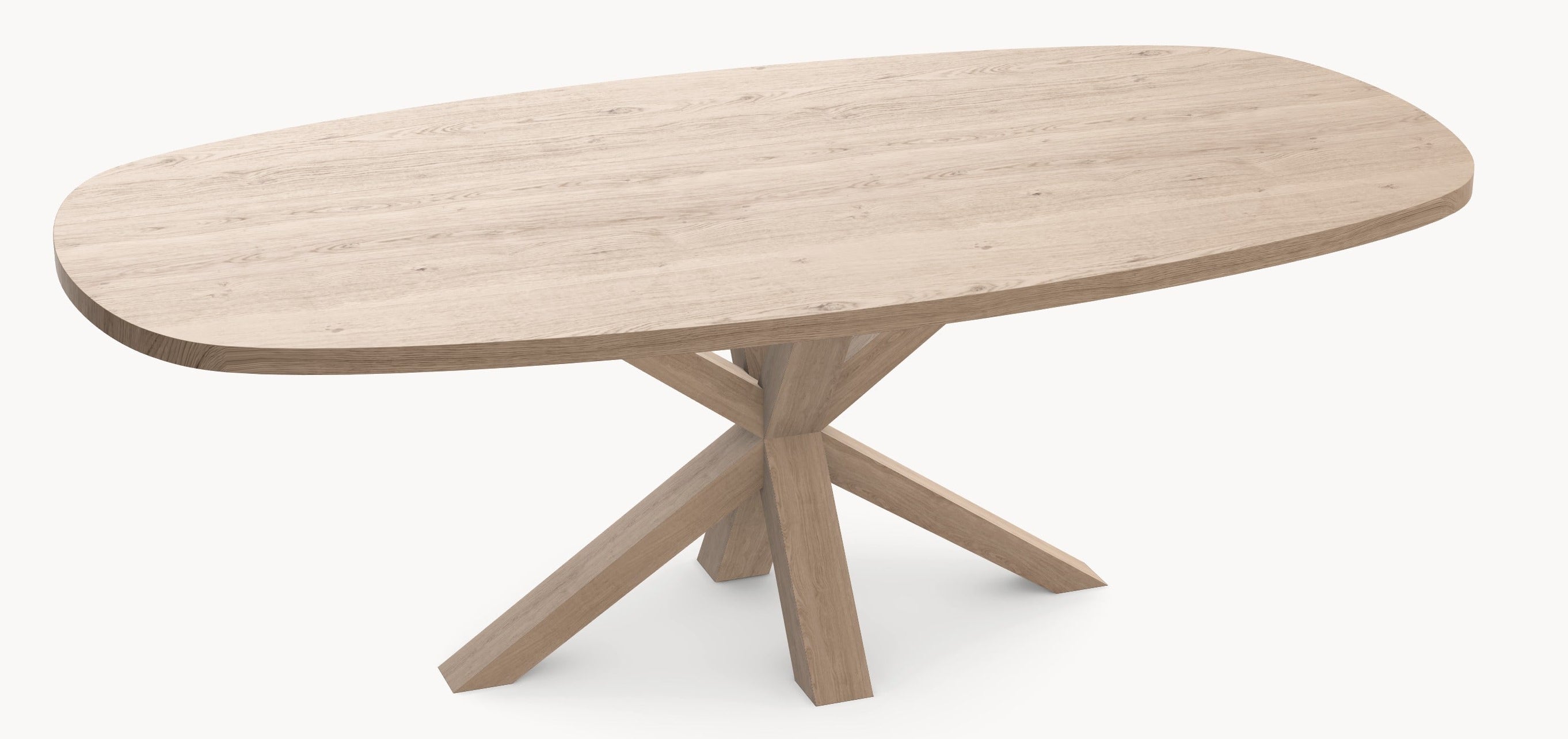 Eiken eetafel - Deens - Matrix eiken - Industrial Home