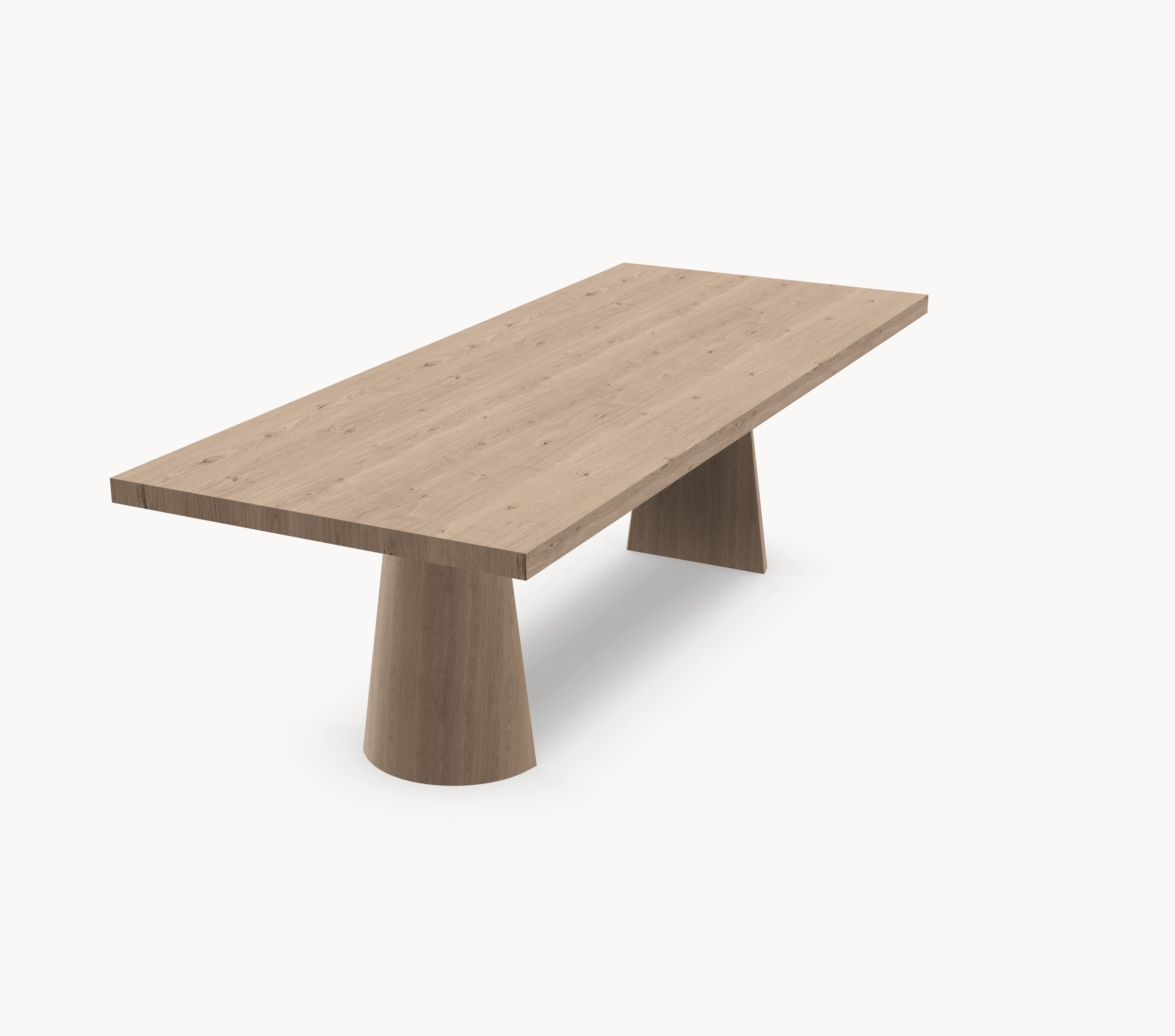 Eiken tafel - Recht - Twin Cone sfeerbeeld 5 - Industrial Home