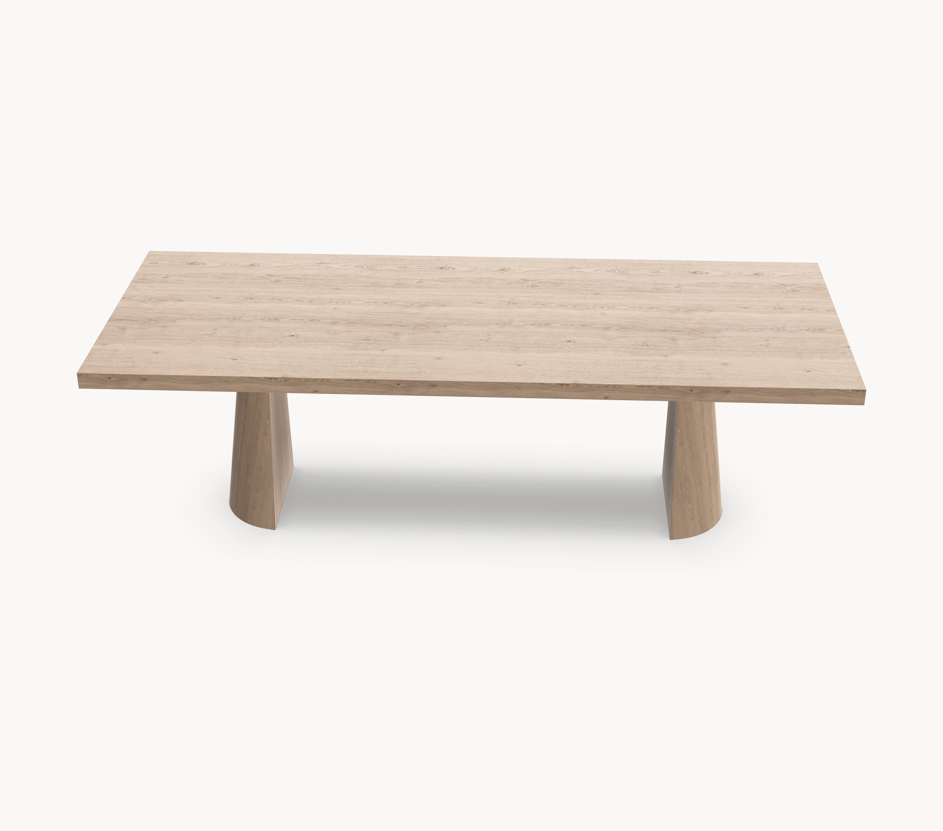 Eiken tafel - Recht - Twin Cone sfeerbeeld 2 - Industrial Home