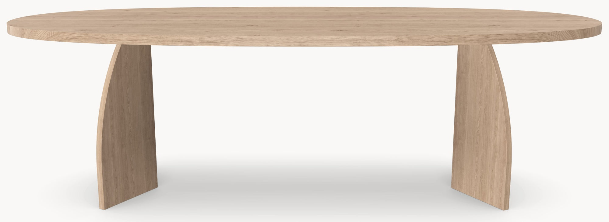 Eiken massief eettafel - Deens Rond - V eiken Eiken sfeerbeeld 2 - Industrial Home
