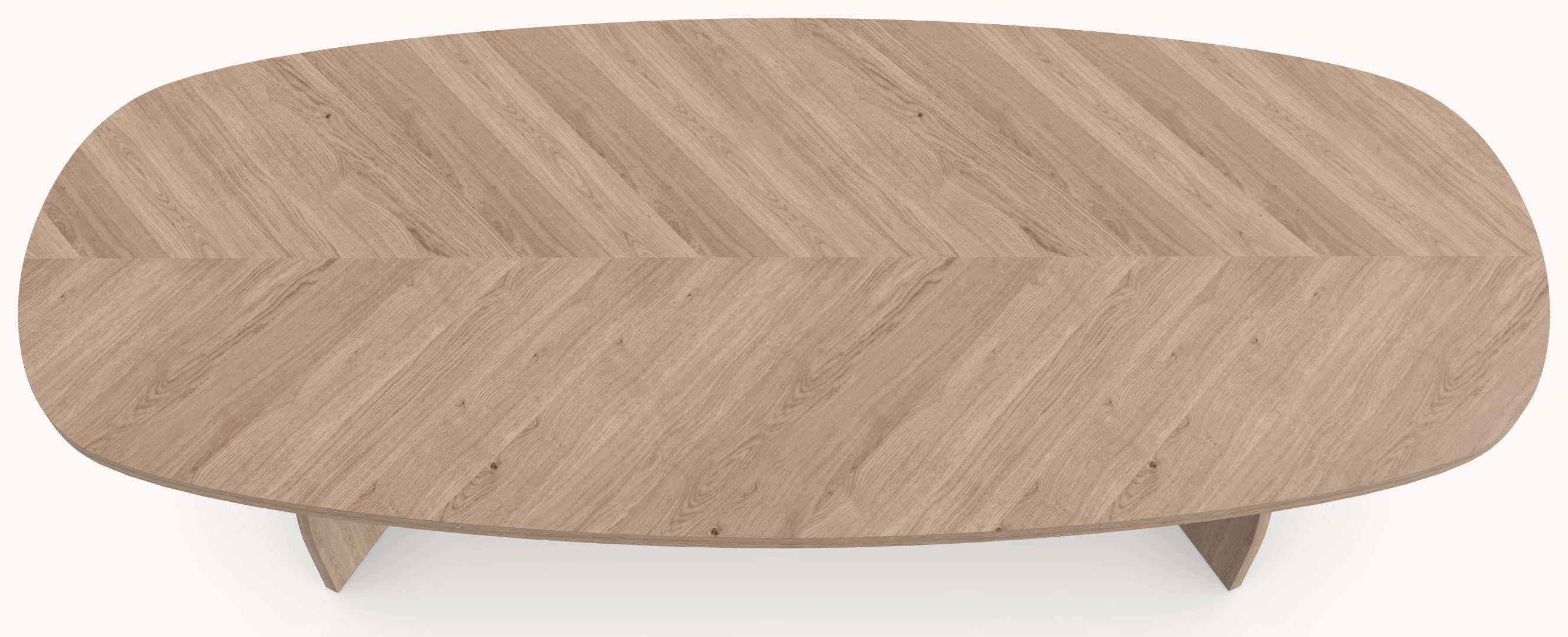 Visgraat eiken eettafel - Deens Recht - V eiken Eiken sfeerbeeld 3 - Industrial Home