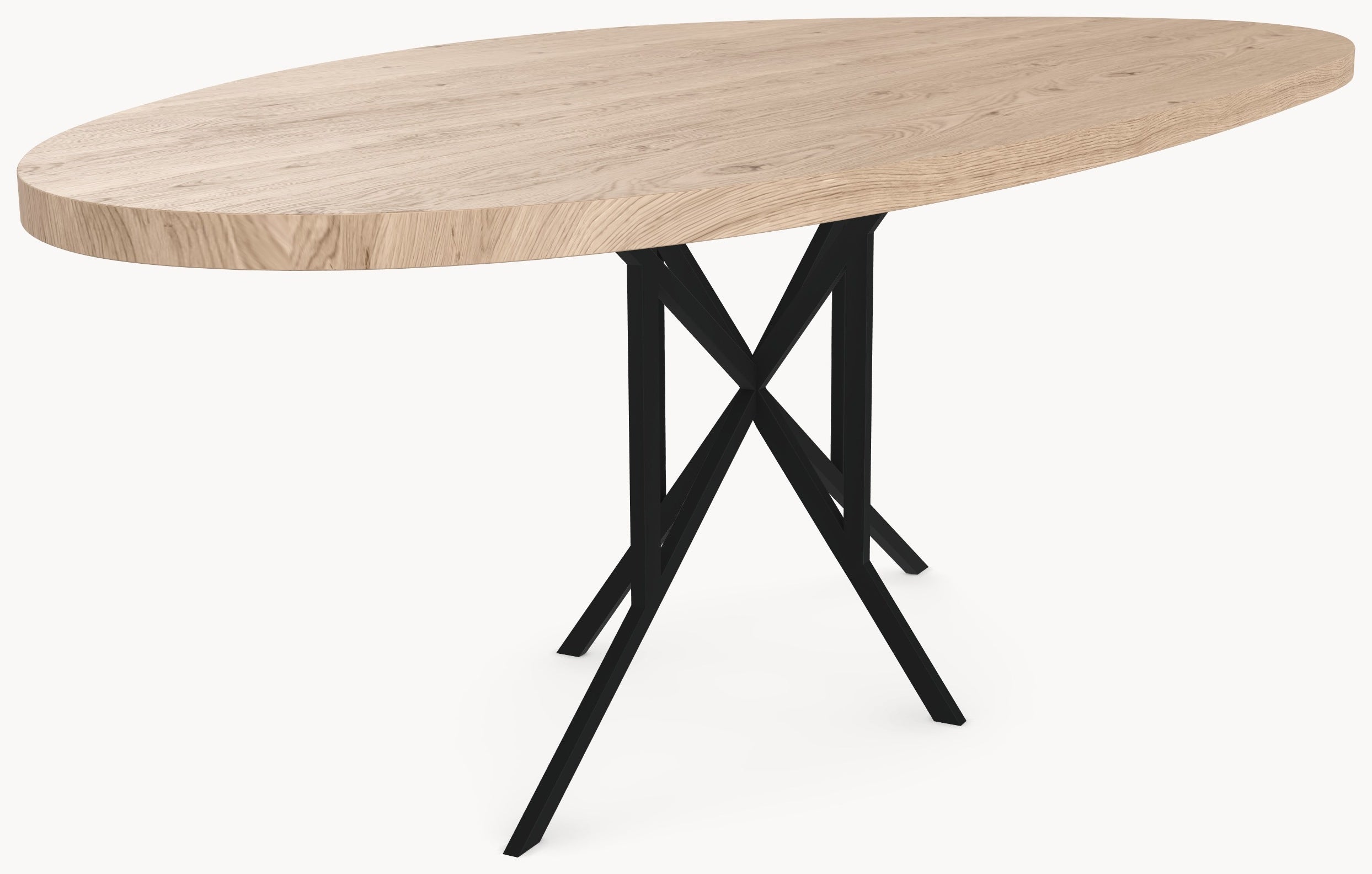 Eiken organische eetafel - Kiezel A - Matrix Thin sfeerbeeld 4 - Industrial Home