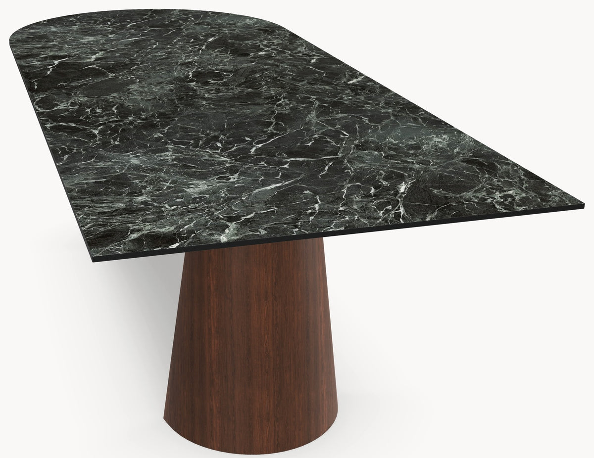 Keramiek eettafel Verde France - Recht Rond - Twin Cone Eiken sfeerbeeld 6 - Industrial Home