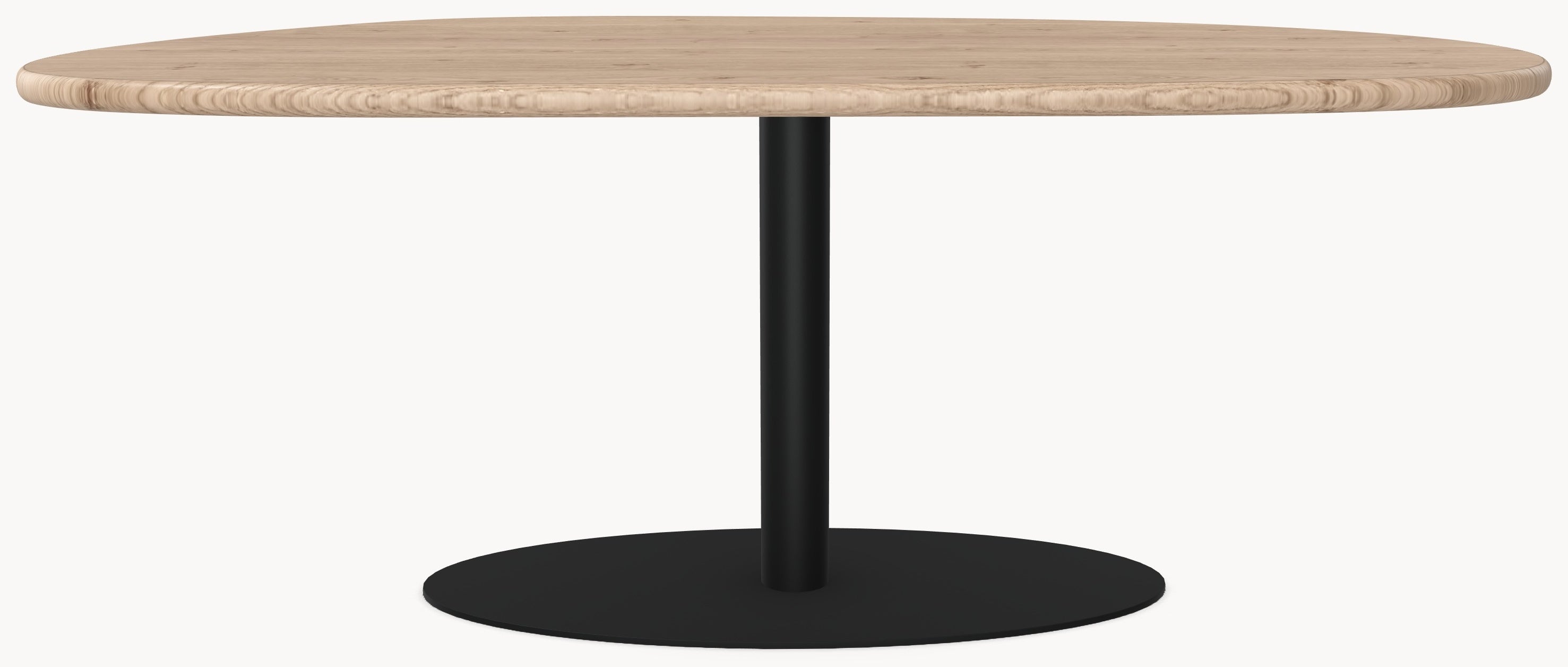 Eiken massief eettafel - Organisch B - Sol onderstel metaal sfeerbeeld 2 - Industrial Home