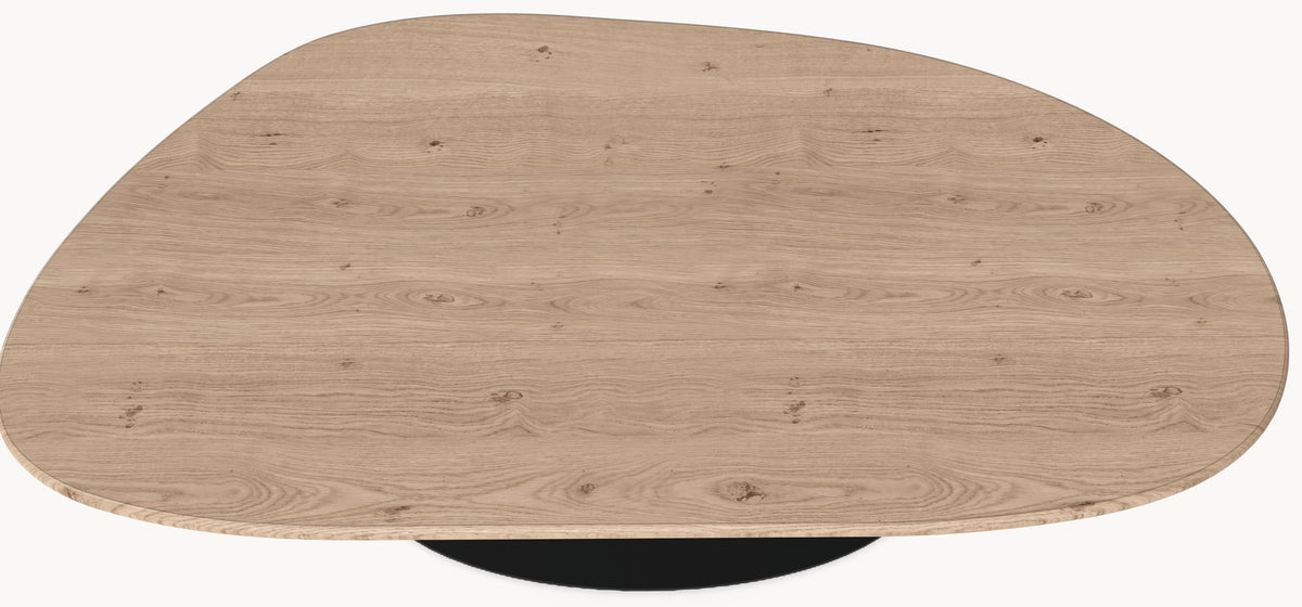 Eiken massief eettafel - Organisch B - Sol onderstel metaal sfeerbeeld 4 - Industrial Home