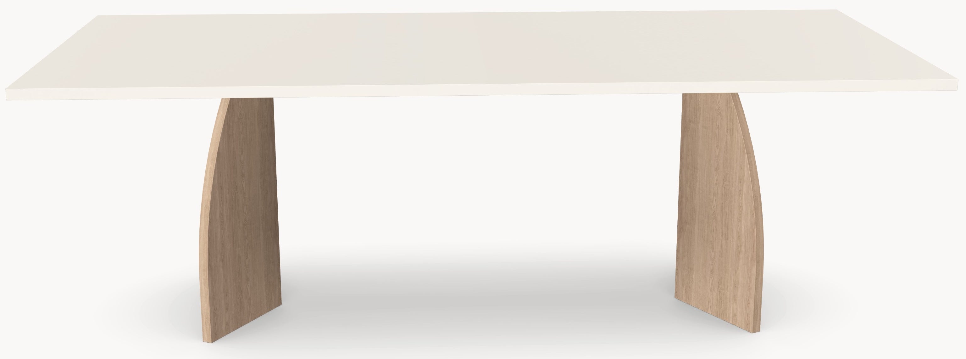 HPL eettafel Seashell - Recht - V eiken - Japandi sfeerbeeld 2 - Industrial Home