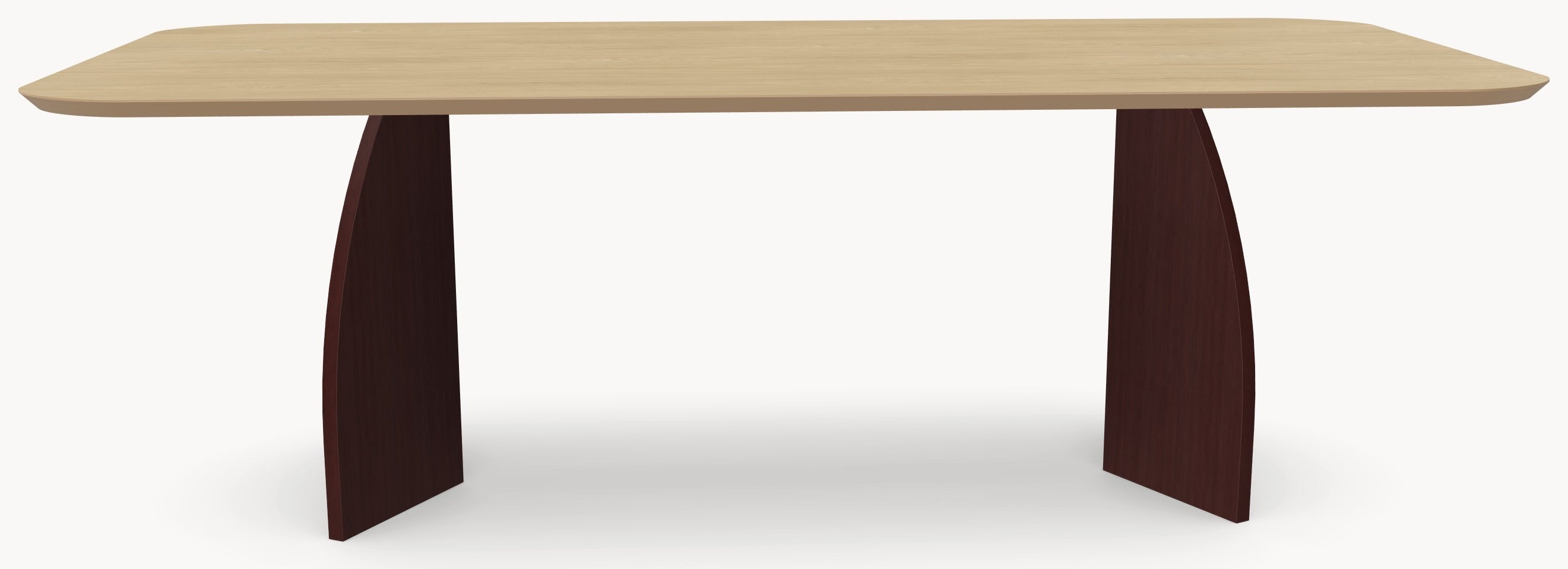 HPL eettafel Casella Oak Light Natural - Recht Rond - V eiken - Japandi sfeerbeeld 2 - Industrial Home