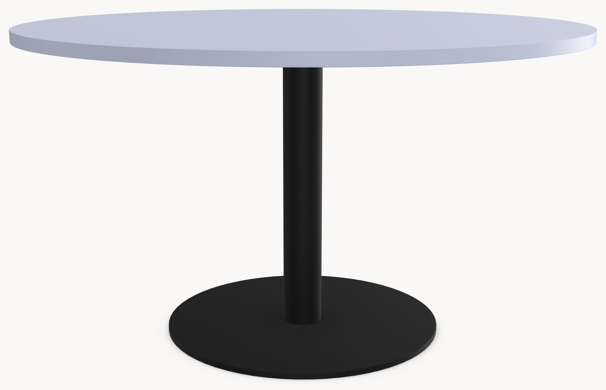 Melamine eettafel Frozen Blue - Rond - Sol Metaal