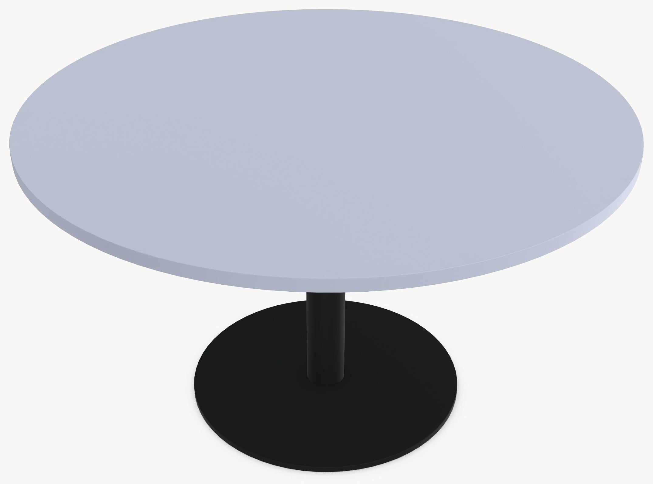 Melamine eettafel Frozen Blue - Rond - Sol Metaal
