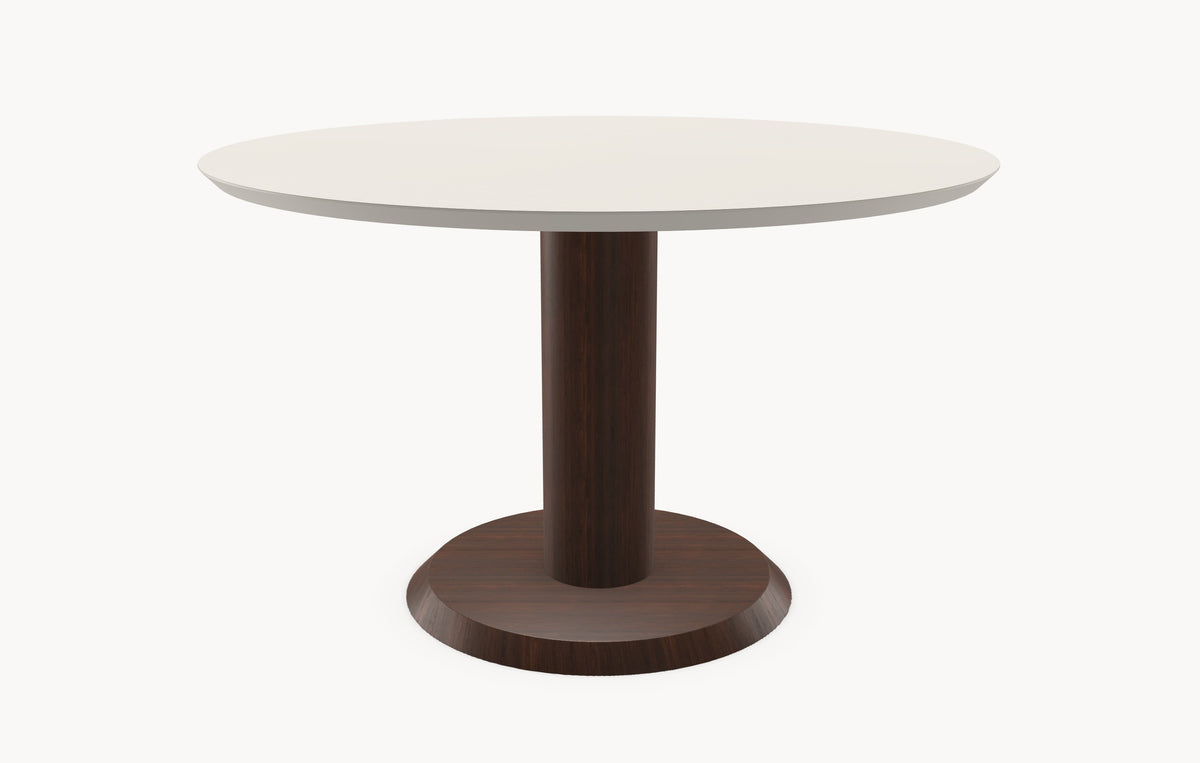 Melamine eettafel - Rond - Sol eiken - Japandi
