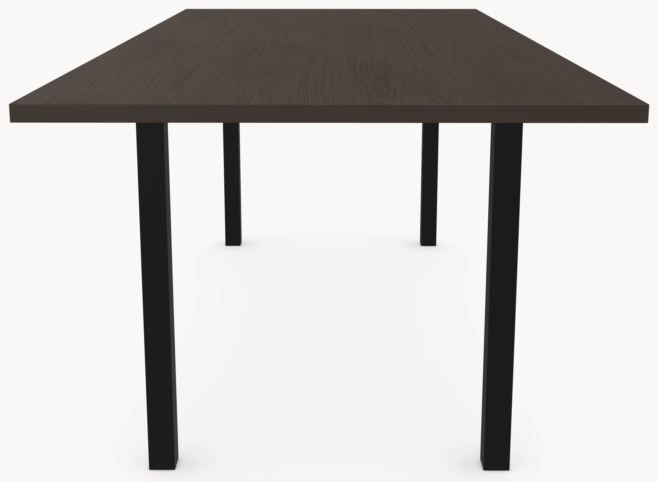 Melamin-Esstisch Casella Oak Chestnut Brown - Gerade - N Gestell