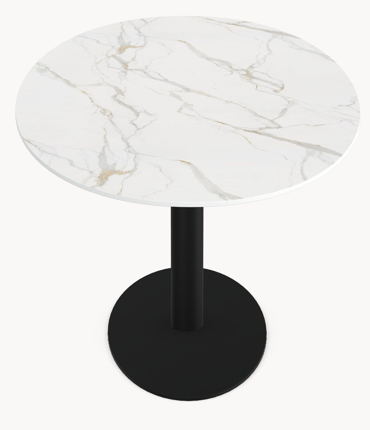 Keramische tafel Calacatta Oro - Ovaal - Ossy onderstel sfeerbeeld 5 - Industrial Home
