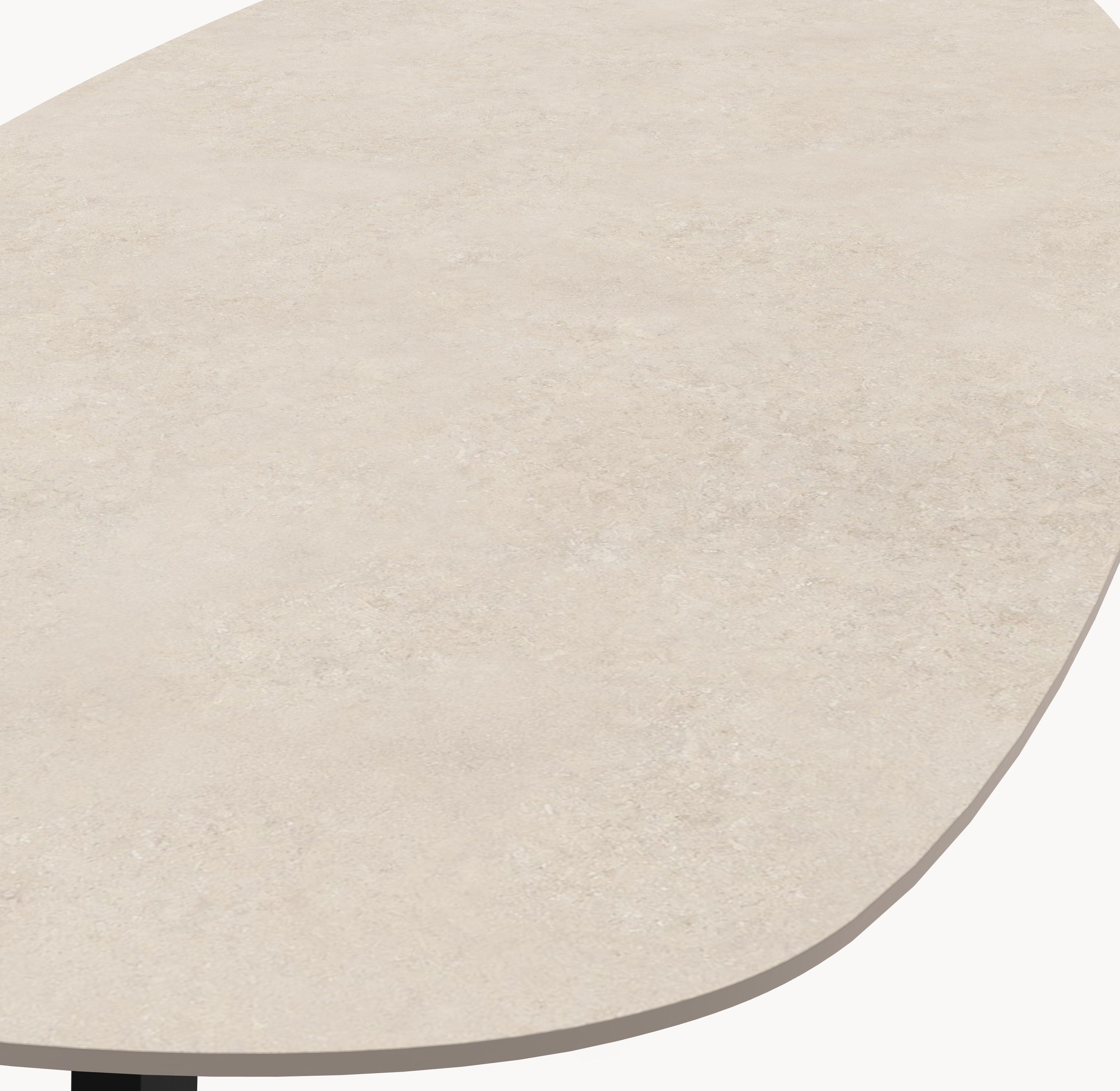 Keramische tafel Paladium Ivory - Deens Ovaal - Trias sfeerbeeld 7 - Industrial Home