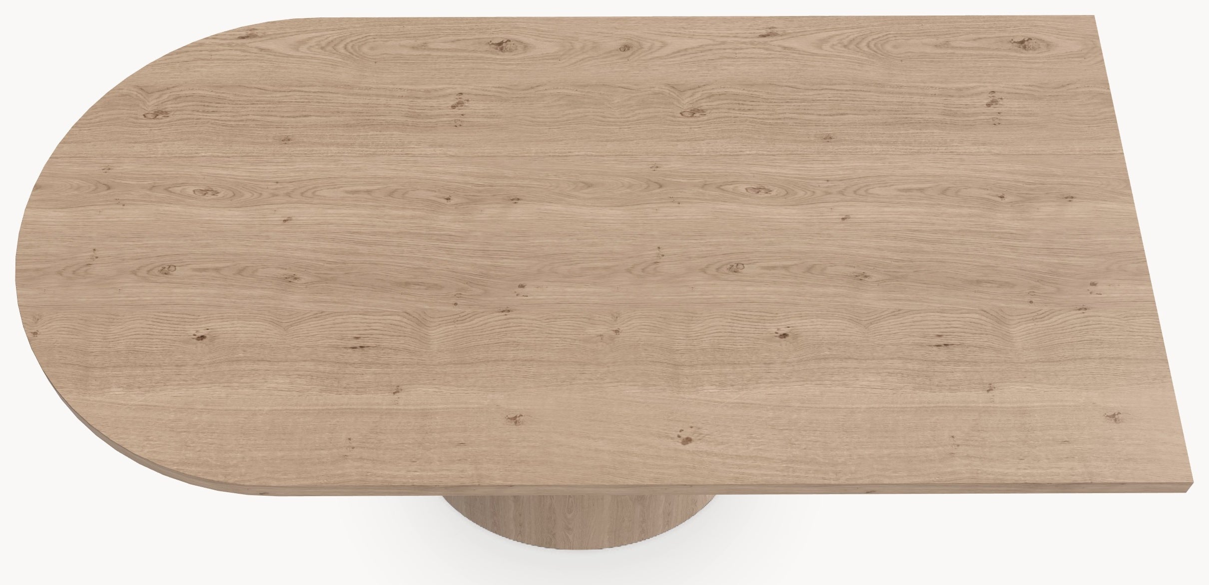 Eiken massief eettafel - Recht Rond - Wall eiken Eiken sfeerbeeld 3 - Industrial Home