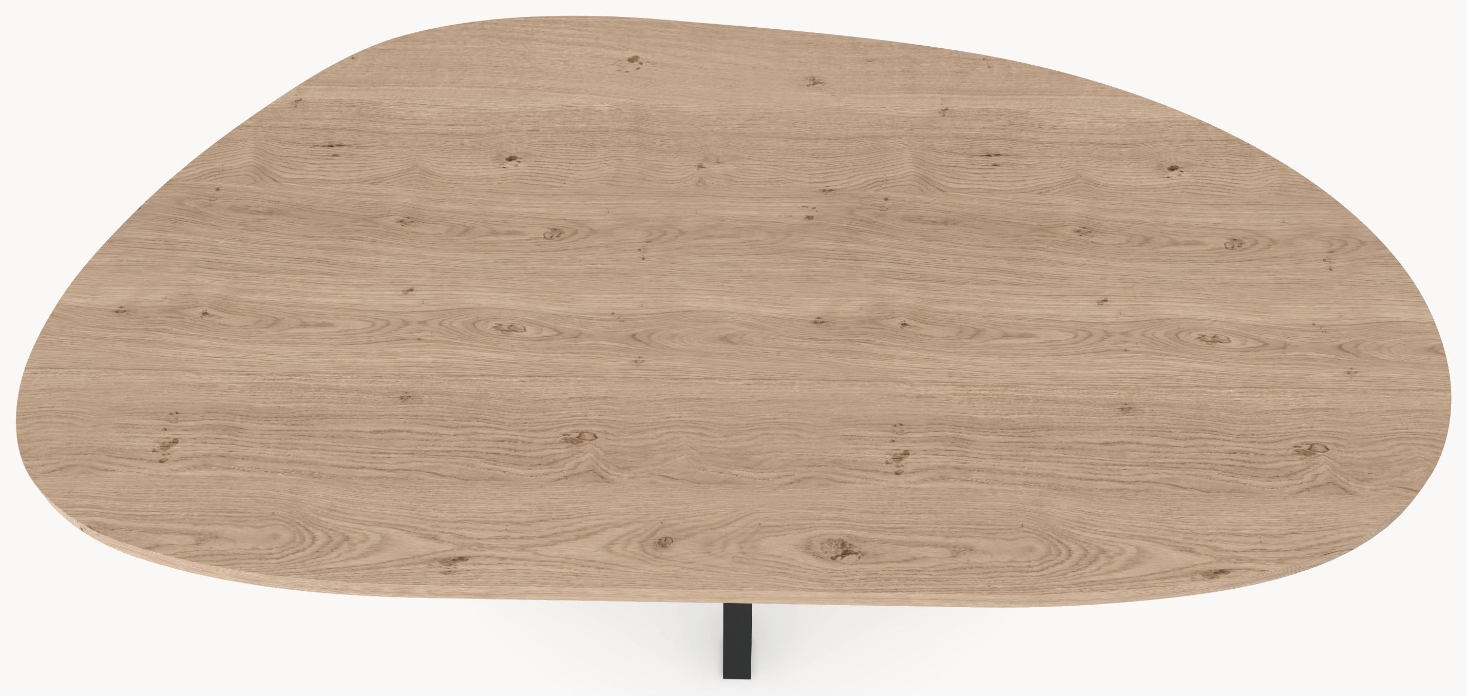 Eiken massief eettafel - Organisch - Hook Metaal sfeerbeeld 3 - Industrial Home