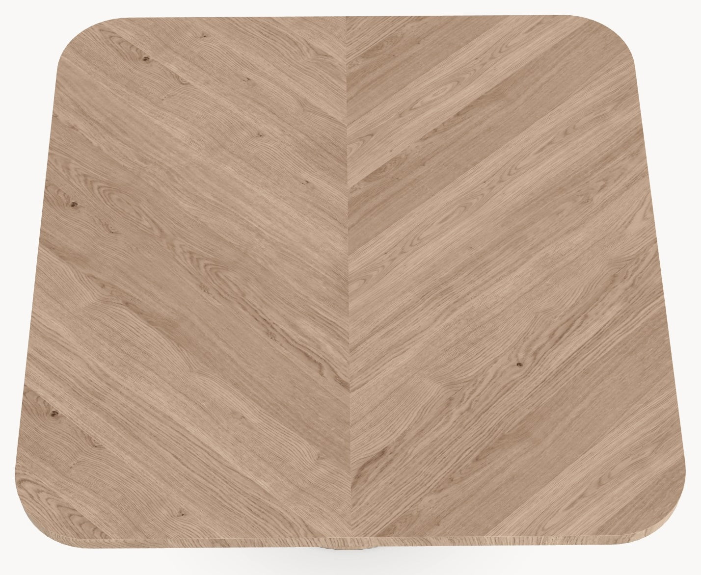 Visgraat eiken eettafel - Vierkant - Cone Eiken sfeerbeeld 3 - Industrial Home