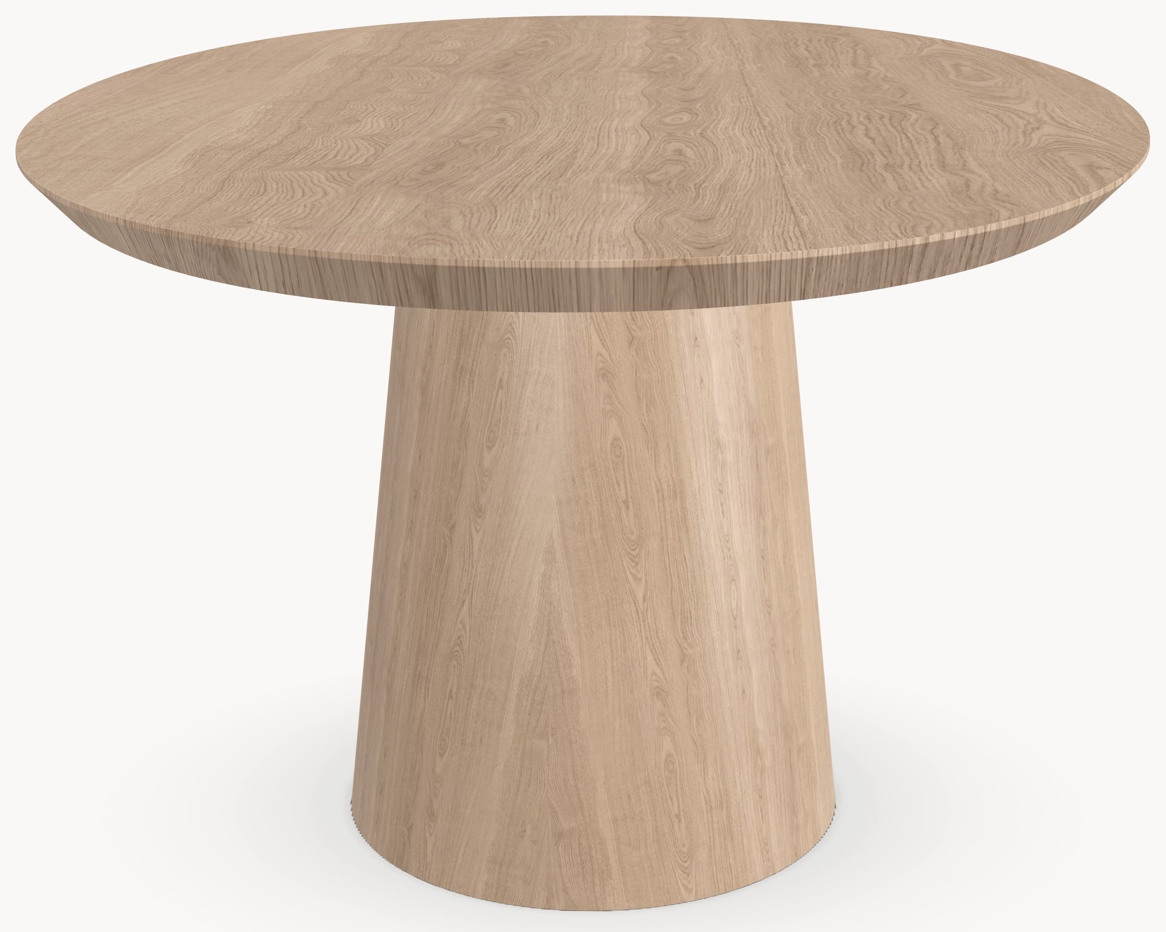 Eiken eetafel - Ovaal - Cone eiken onderstel