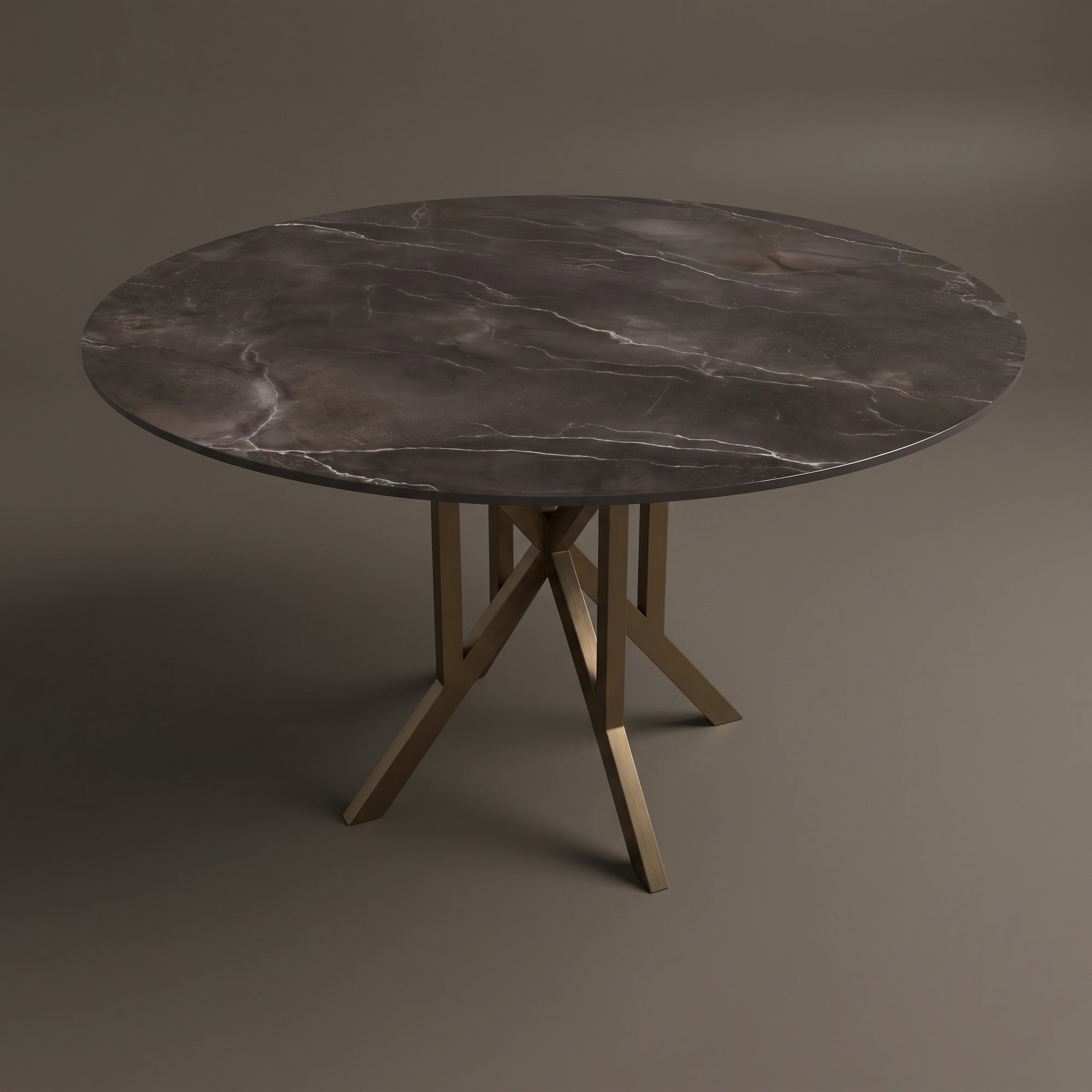 Keramiek Andromeda eettafel - Rond - Matrix light | Industrial Home