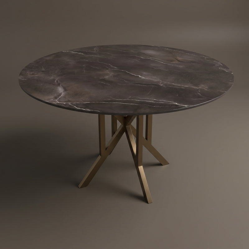 Keramiek Andromeda eettafel - Rond - Matrix light | Industrial Home