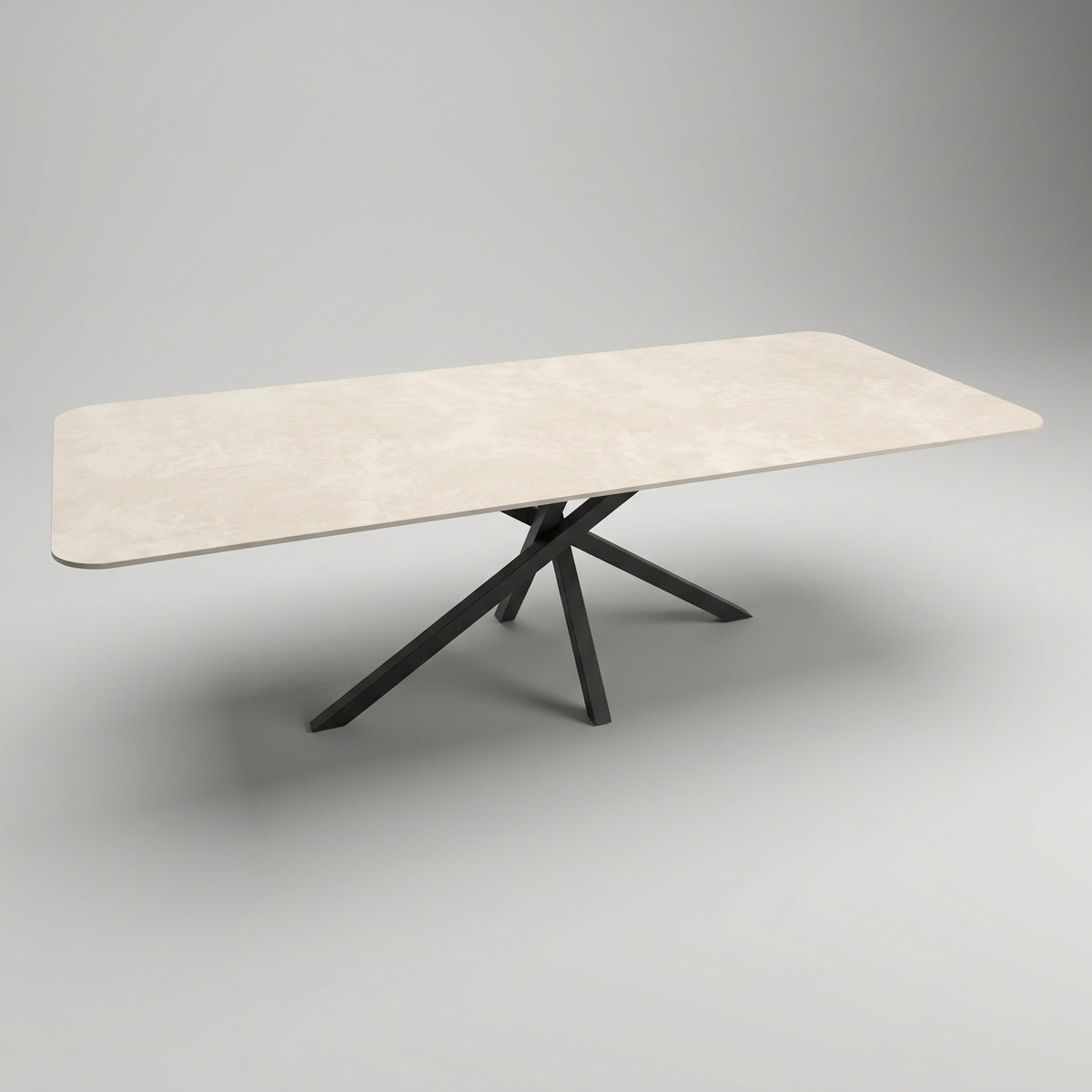 Keramiek Chianca Di Ostuni eettafel - Recht Radius - Matrix Twist | Industrial Home