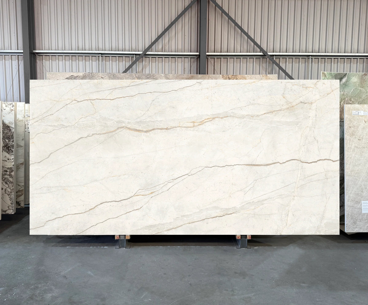 Keramische eettafel Silver Root White- Plat Ovaal - 2 Half cones eiken - Japandi sfeerbeeld 8 - Industrial Home