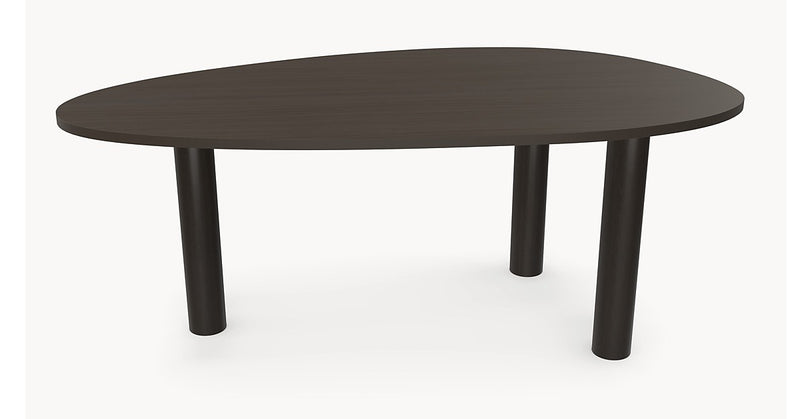 Melamine eettafel Dark Brown - Kiezel A - 3 Pole e