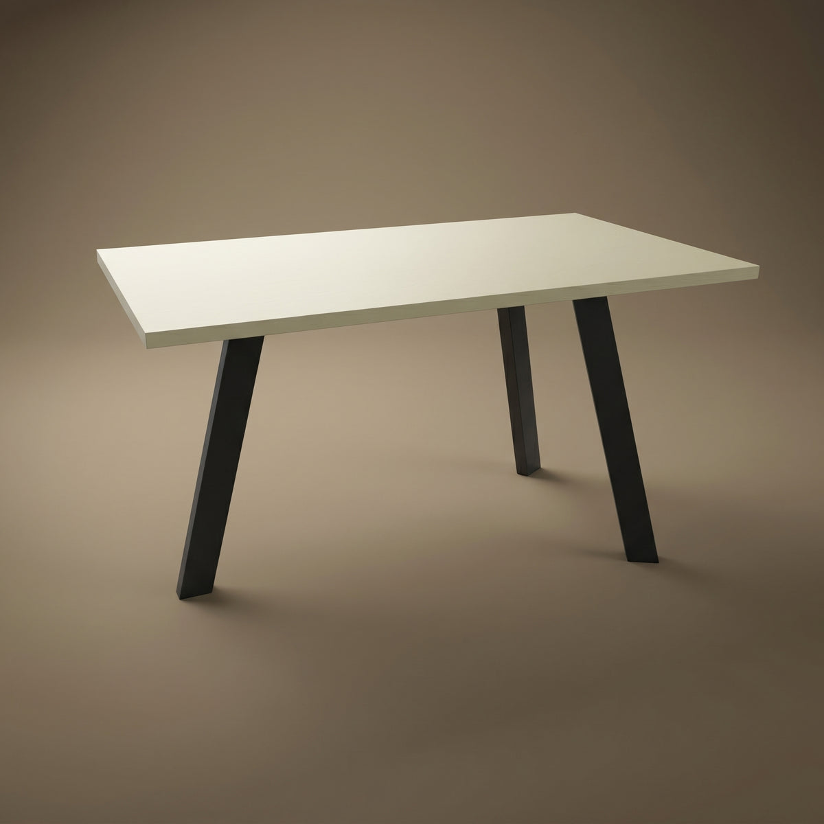 Melamine eettafel Lichen Green - Recht - Trias onderstel
