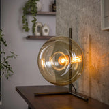 Tafellamp Soll 1-lichts / Amber glas