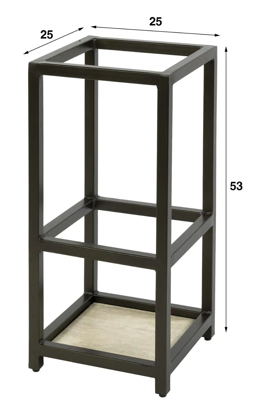 Paraplubak Terra vierkant / Drift brown sfeerbeeld 2 - Industrial Home