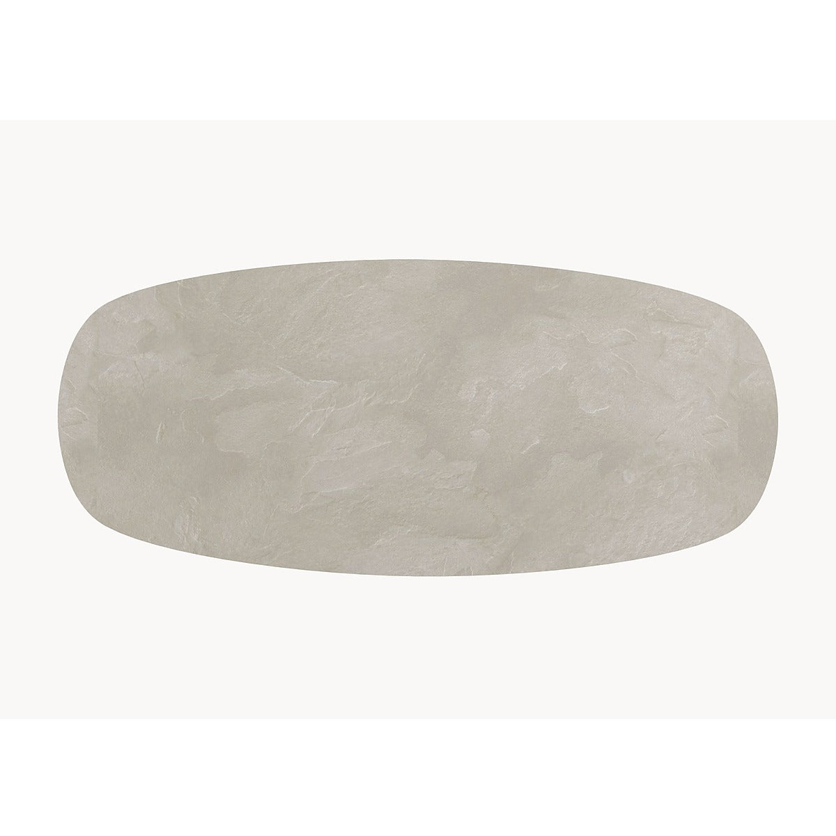 HPL eettafel Stonehaze Ivory - Deens Ovaal Recht - Matrix onderstel - foto 7