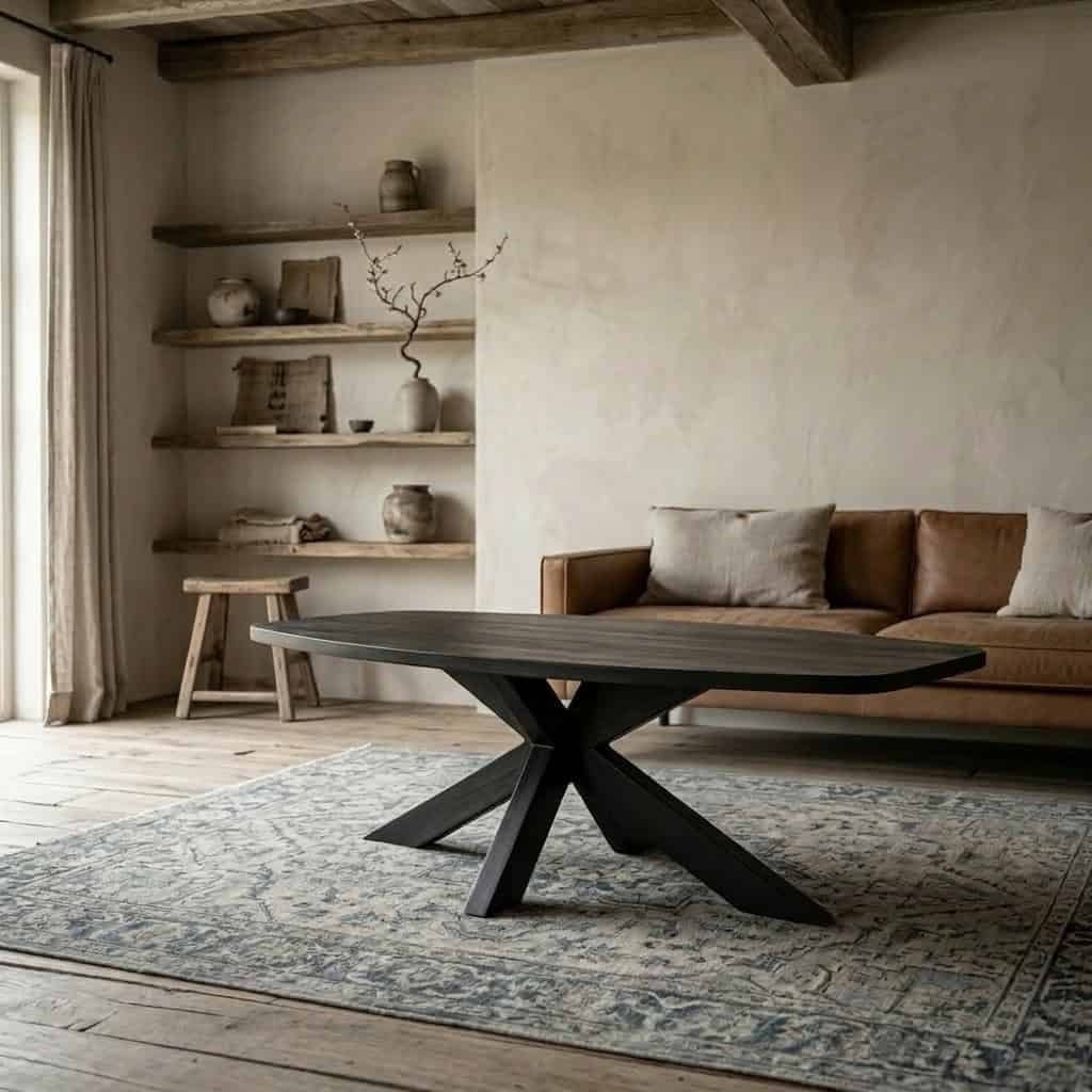 Salontafel Eiken of HPL configureer in 3D